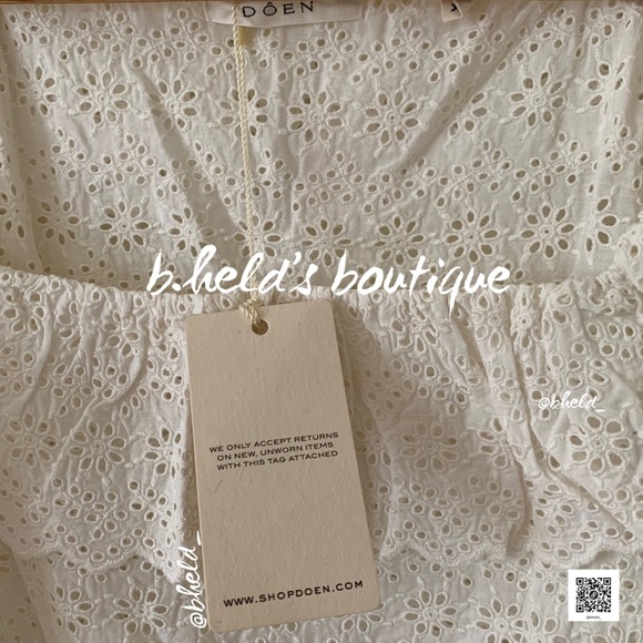 Dôen Franique Dress in Salt Off-White Cream Color Size XS Brand New NWT - Picture 8 of 17